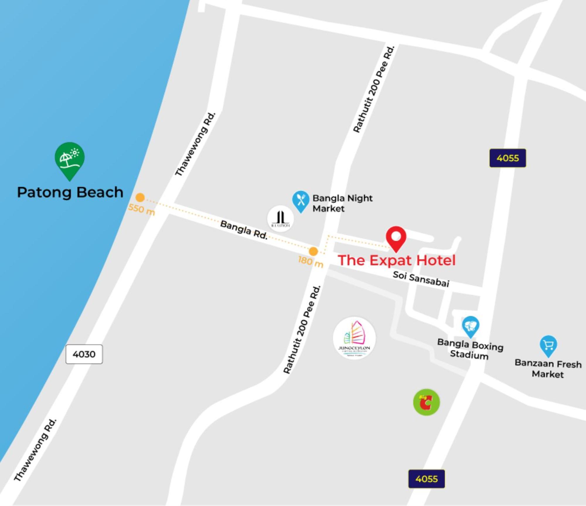 The Expat Hotel Patong Екстер'єр фото